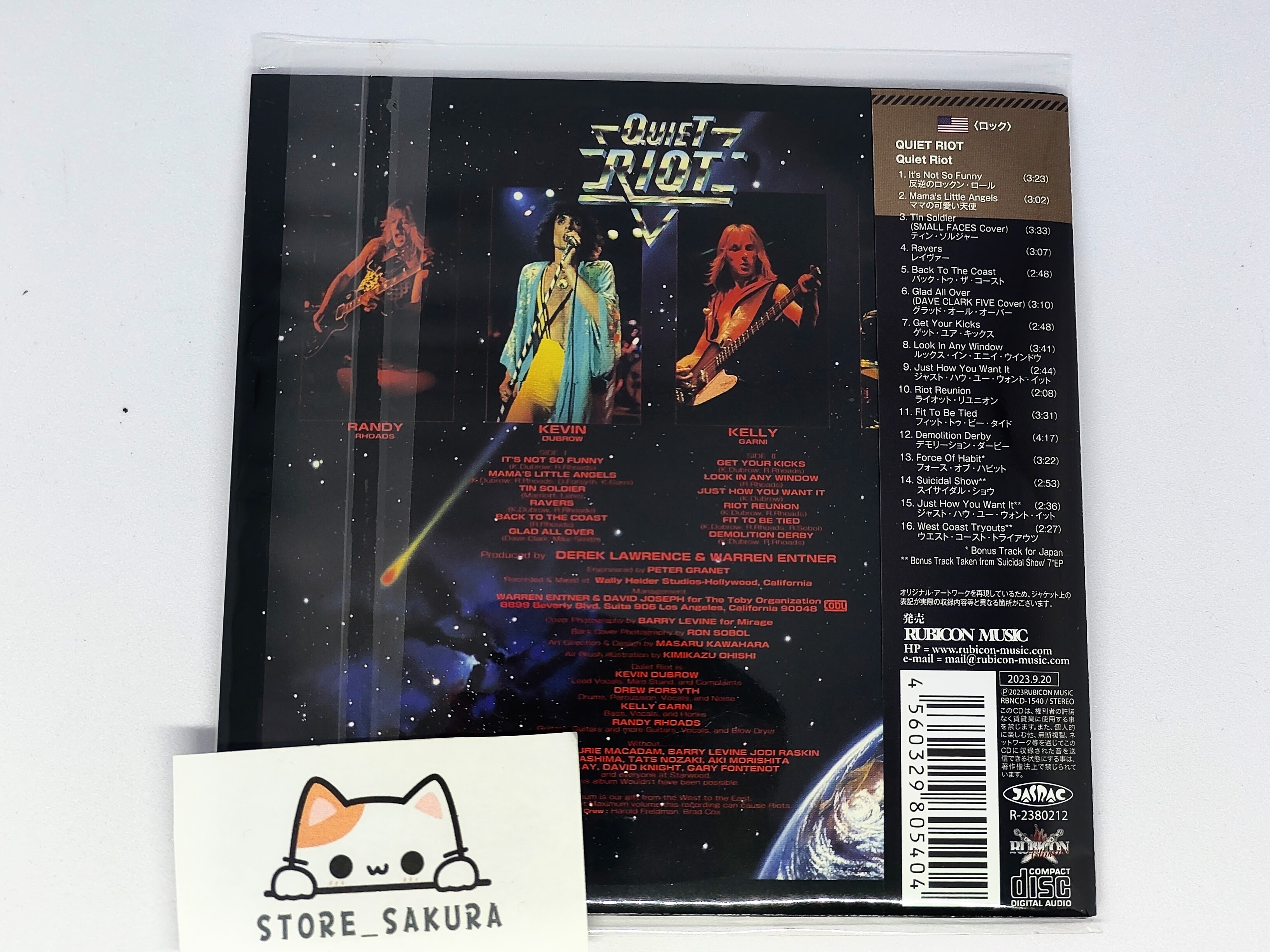 Quiet Riot Quiet Riot with Bonus Track From Japan CD 16tracks