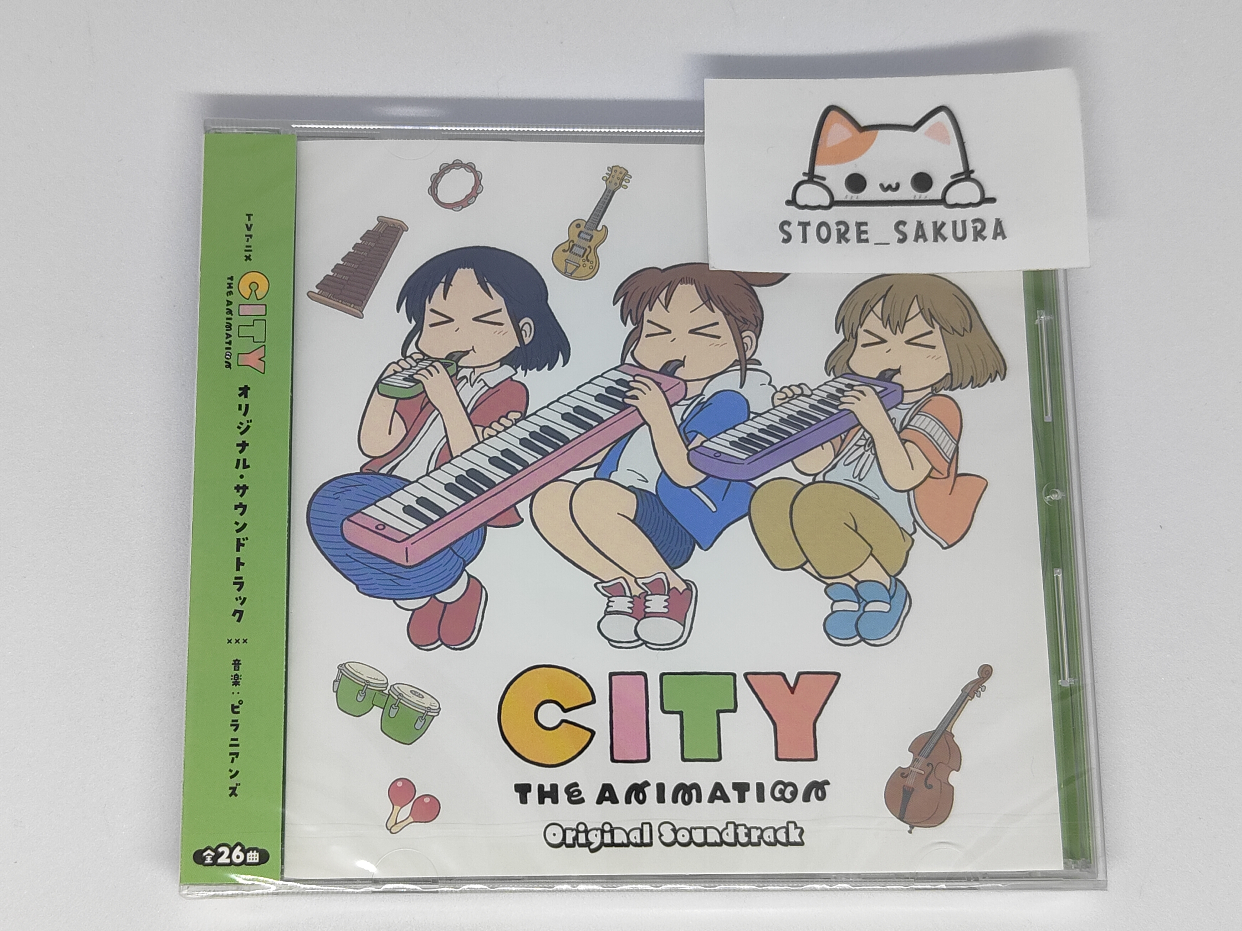 Piranhans CITY THE ANIMATION Original Soundtrack From Japan CD