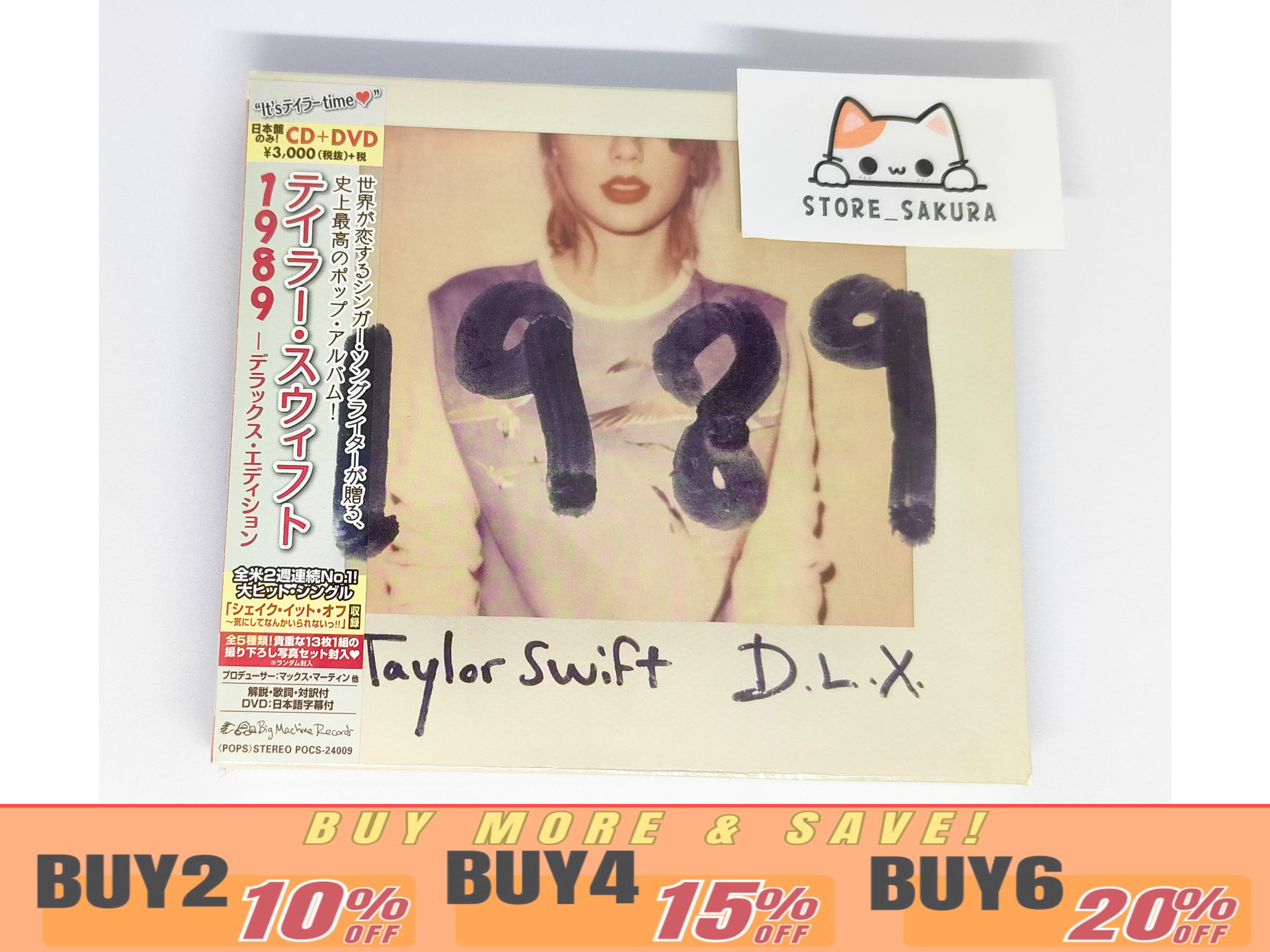 Taylor Swift 1989 【初回生産限定版】 Taylor Swift 1989 Deluxe Edition with Bonus Track From Japan CD +