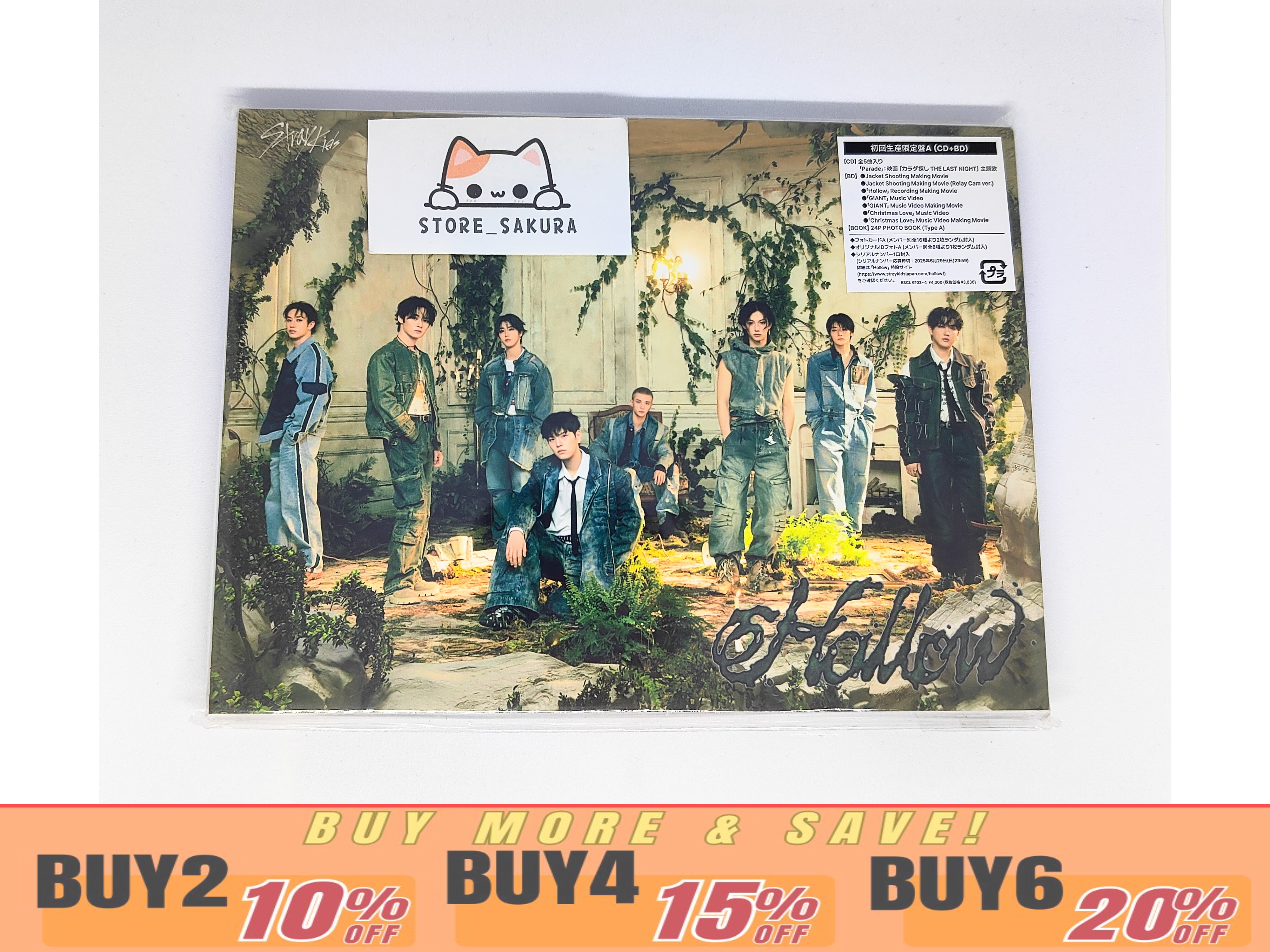 Stray Kids Hollow Limited Edition Type A From Japan CD + Blu-ray 12tracks