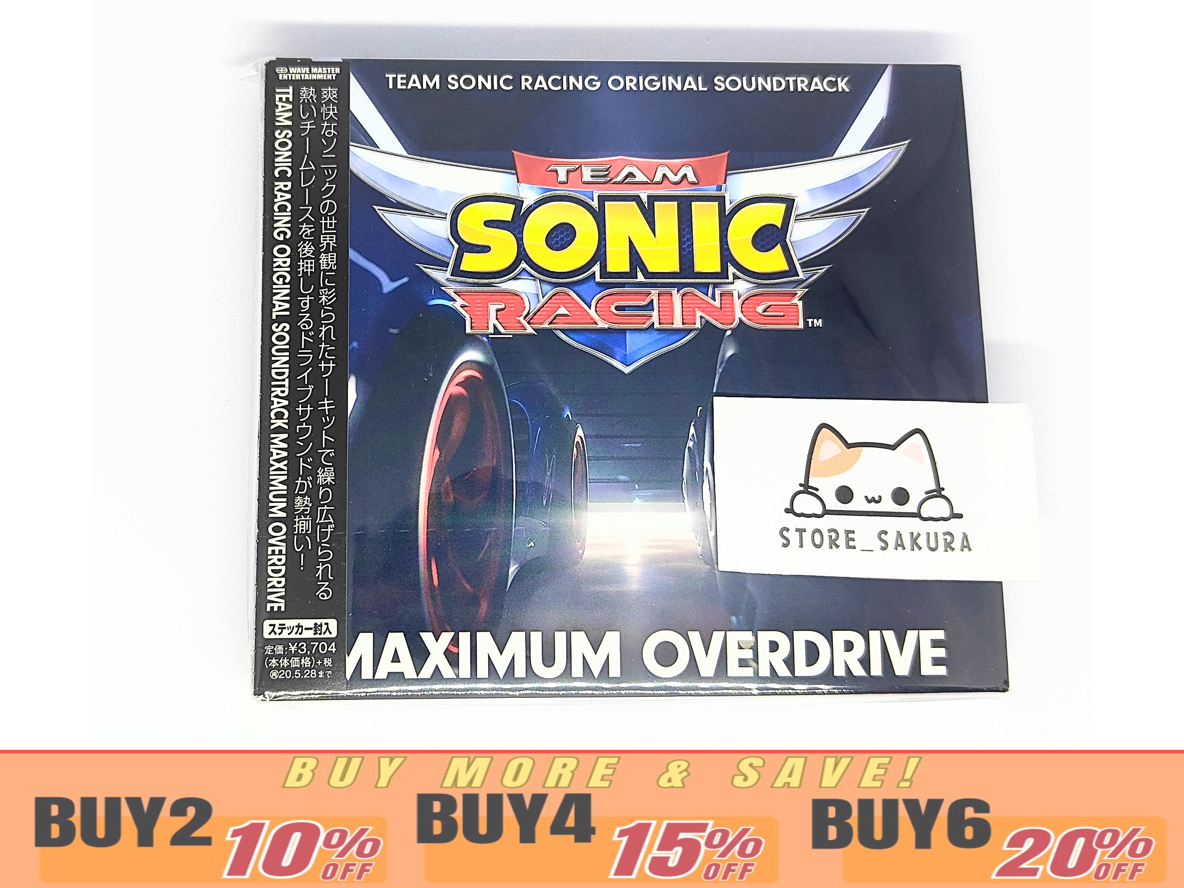 SONIC THE HEDGEHOG TEAM SONIC RACING ORIGINAL SOUNDTRACK From Japan 3 CD