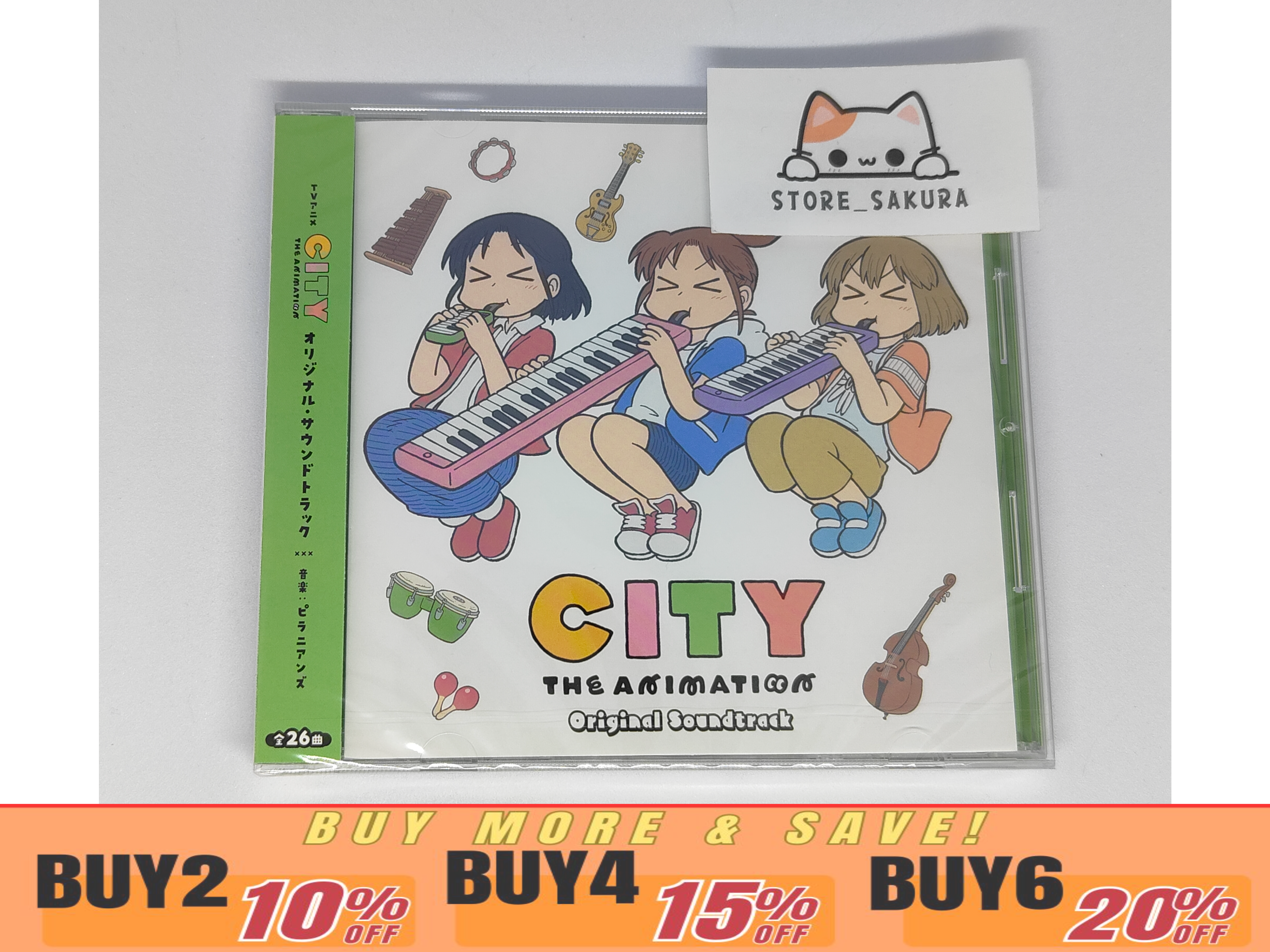 s-o-a x ナギノエナ / コラボCD Piranhans CITY THE ANIMATION Original Soundtrack From Japan CD