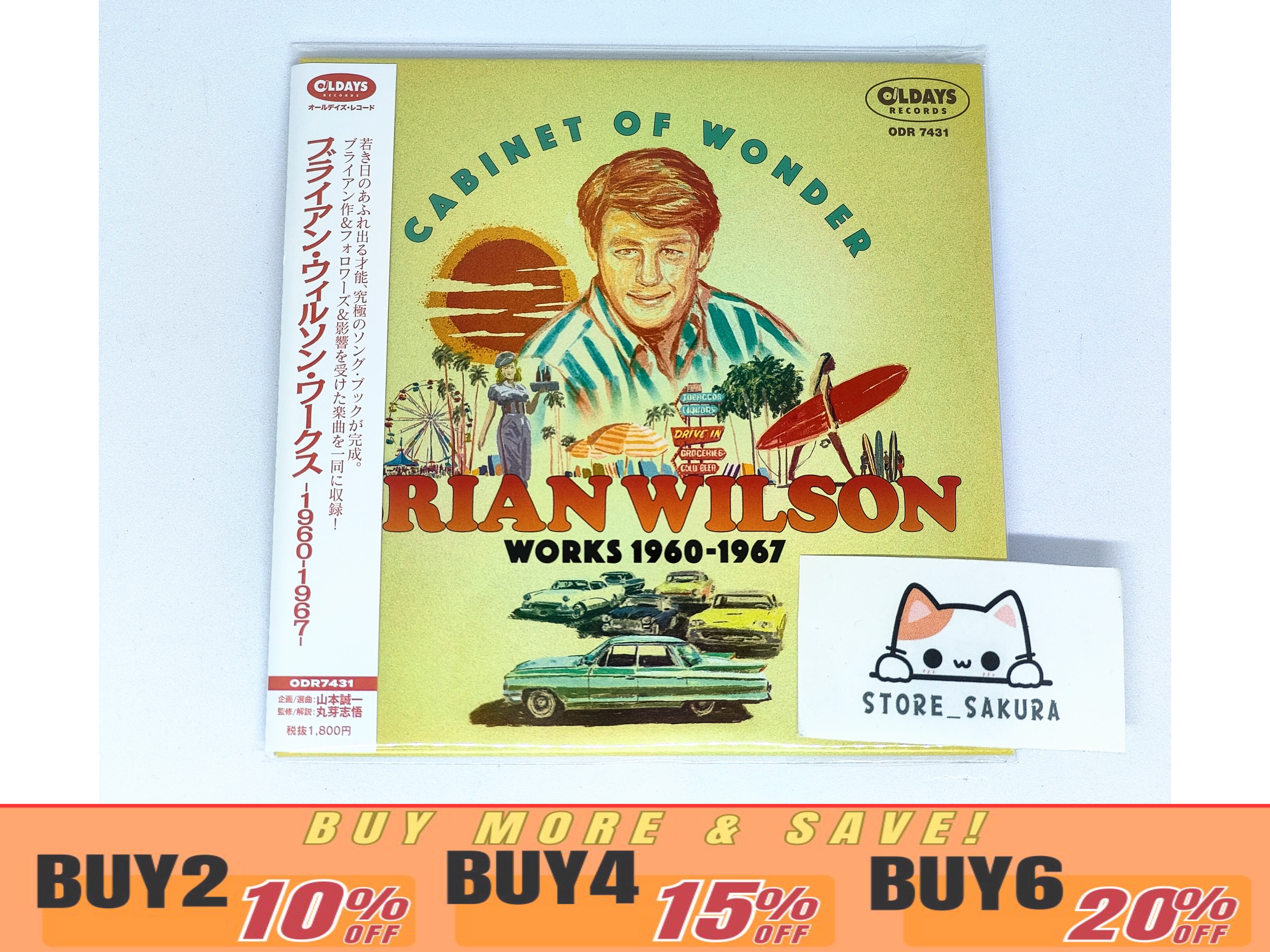 BRIAN WILSON WORKS 1960-1967 Wilson’s Cabinet Of Wonder From Japan CD 26tracks