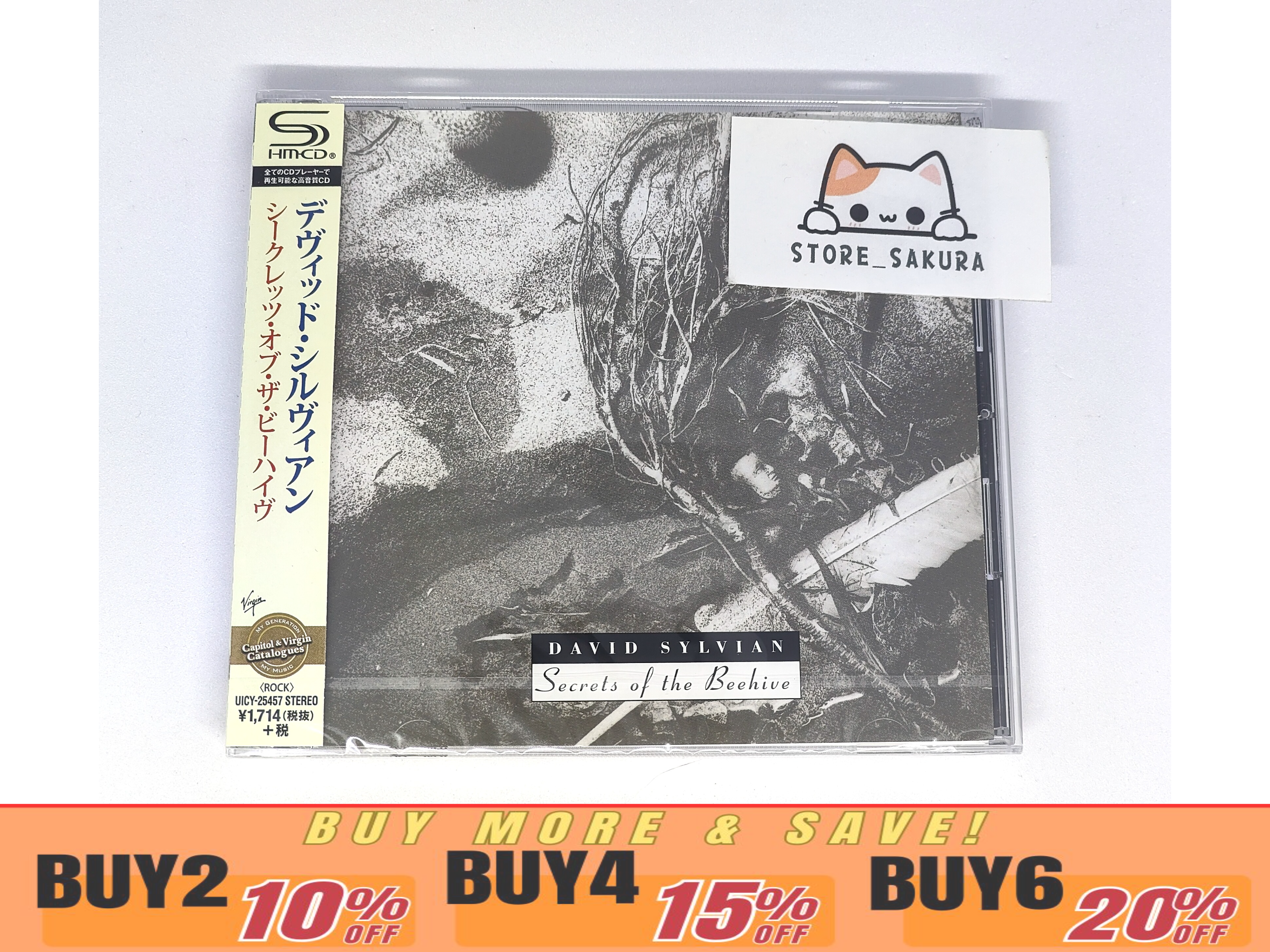 David Sylvian Secrets of the Beehive SHM From Japan CD 10tracks Music OBI