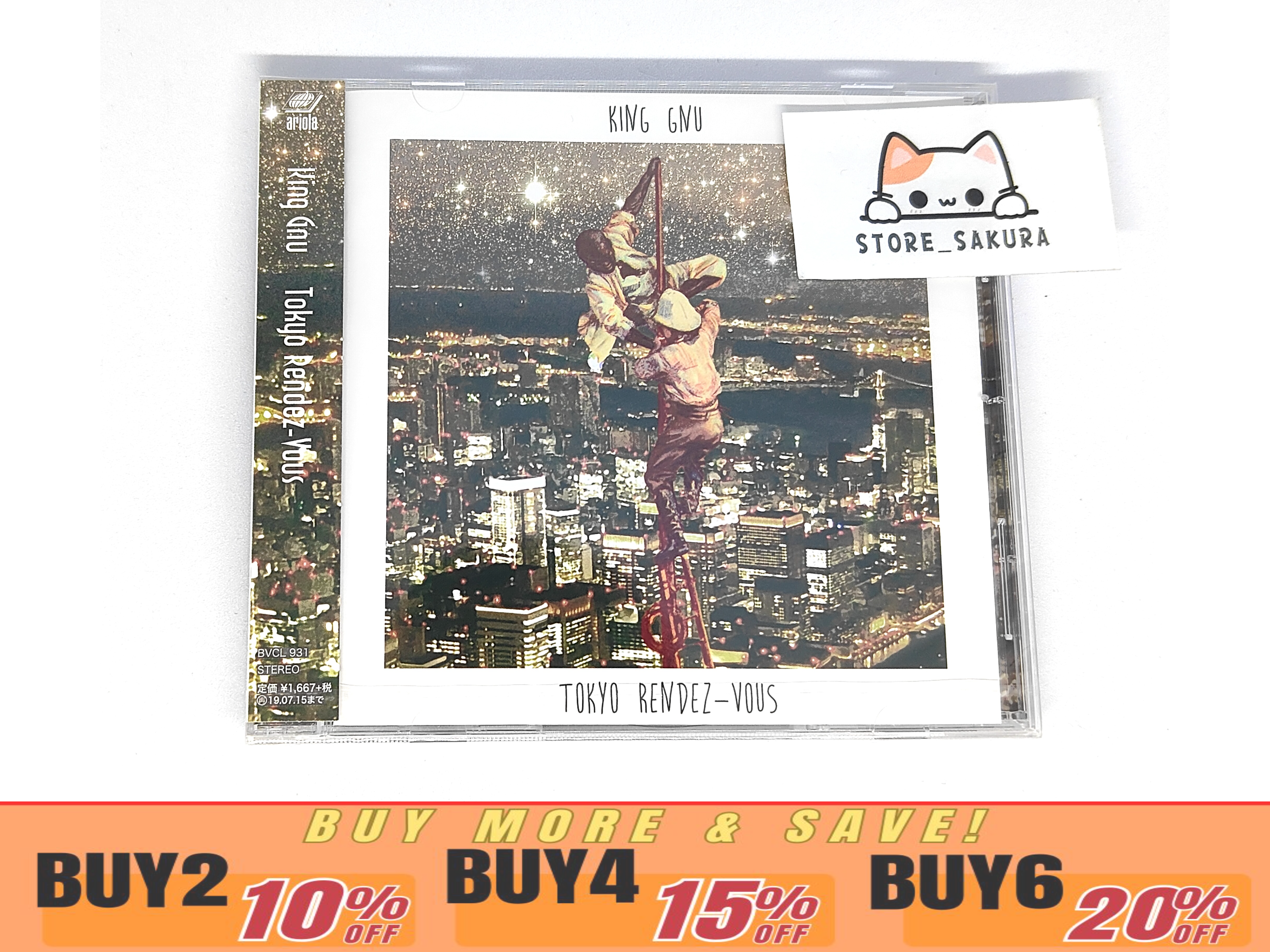 King Gnu Tokyo Rendez-Vous From Japan CD 8tracks OBI