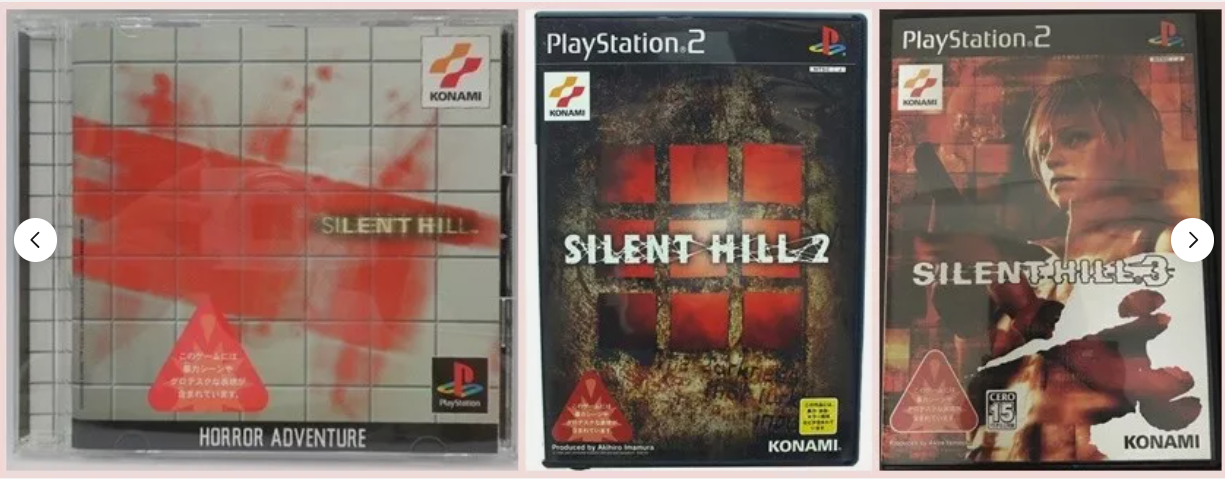 Silent Hill 1 2 3 Lot 3 Set PlayStation PS 1 2 Japan Game | eBay